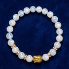 Moonstone Natural Stone Buddha Bracelet