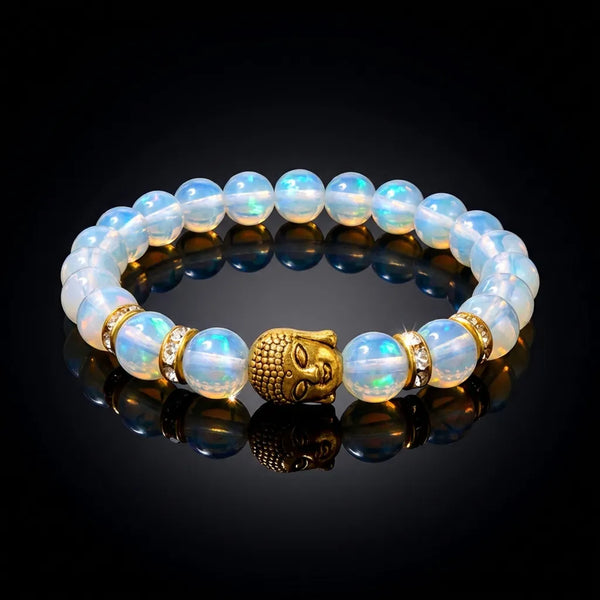 Opal Natural Stone Buddha Bracelet
