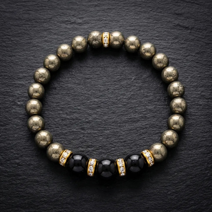 Pyrite Black Tourmaline For Wealth, Prosperity & Prevent negativity - Soultheory certified