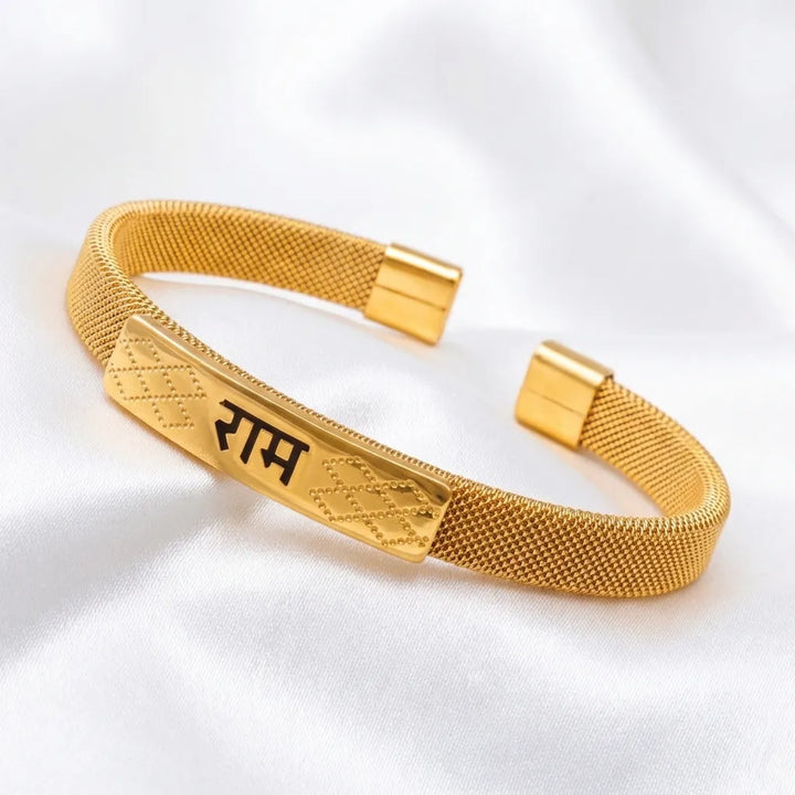 Ram Kada Bracelet (IGP Premium Gold Plating) - Soultheory certified