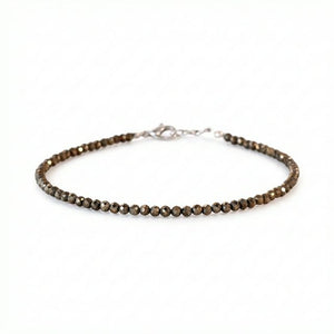 Raw Pyrite Anklet - Wealth | Confidence | Good Fortune