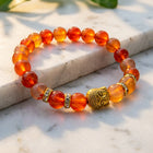 Red Carnelian Natural Buddha Stone Bracelet