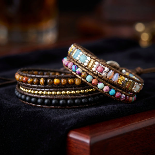 Royal Imperial Wrap Couple Set: Triple Protection & Imperial Jasper