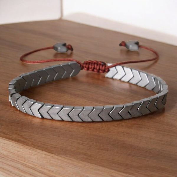 Hematite Black Arrow Bracelet