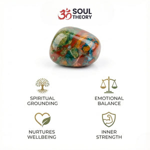 Multi-Imperial Jasper Natural Stone Bracelet For Balance, Protection, and Spiritual Growth