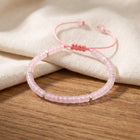 Rose Quartz Natural Stone Bracelet for Love, Compassion, and Emotional Healing