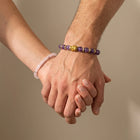 Couple Prem & Shanti Combo – His Calm x Her Love (Amethyst & Rose Quartz)
