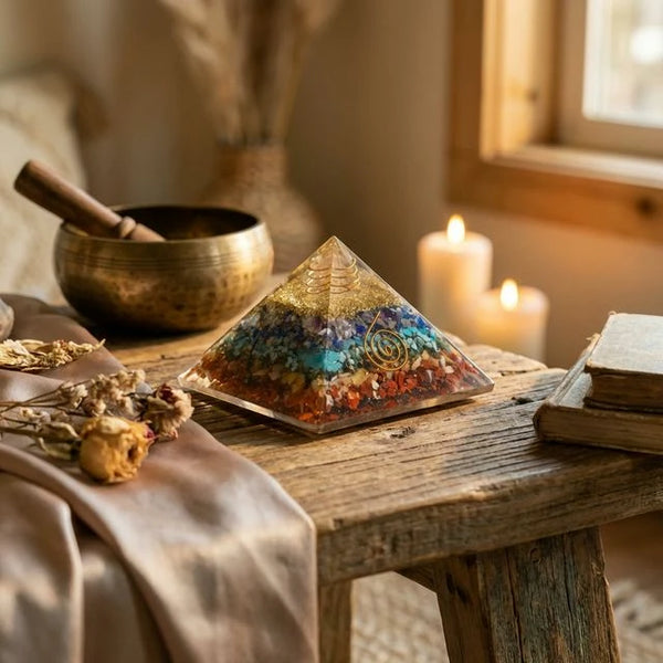 7 Chakra Pyramid – Full-Body Energy Balance & Aura Cleansing Tool