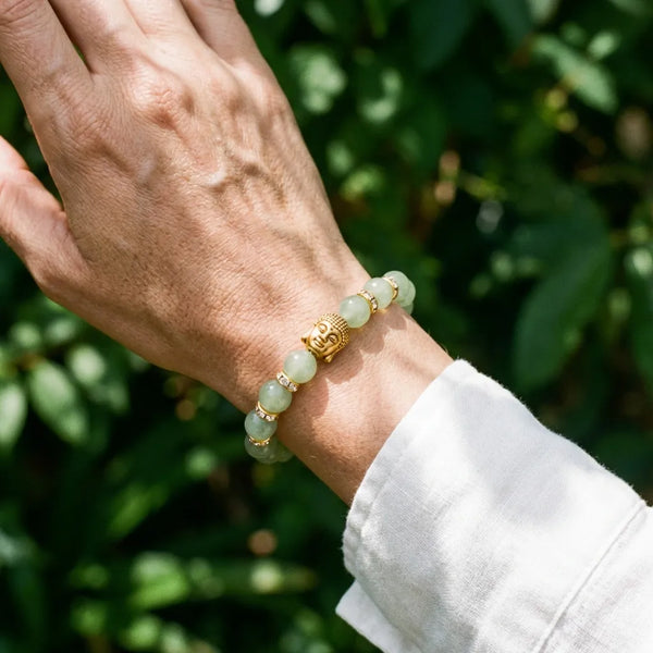 Green Aventurine Natural Buddha Stone Bracelet