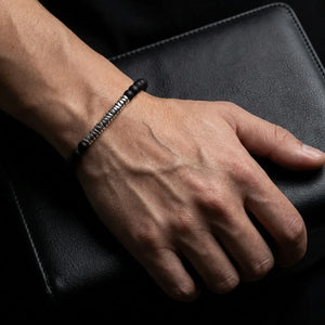 Black Onyx Matte Natural Stone Bracelet