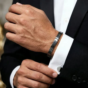 Hematite Black Arrow Bracelet