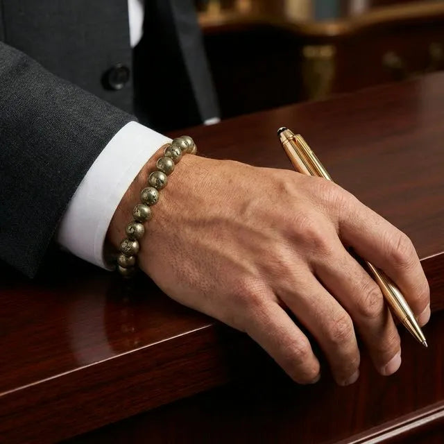 Raw Pyrite Bracelet - Wealth | Confidence | Good Fortune