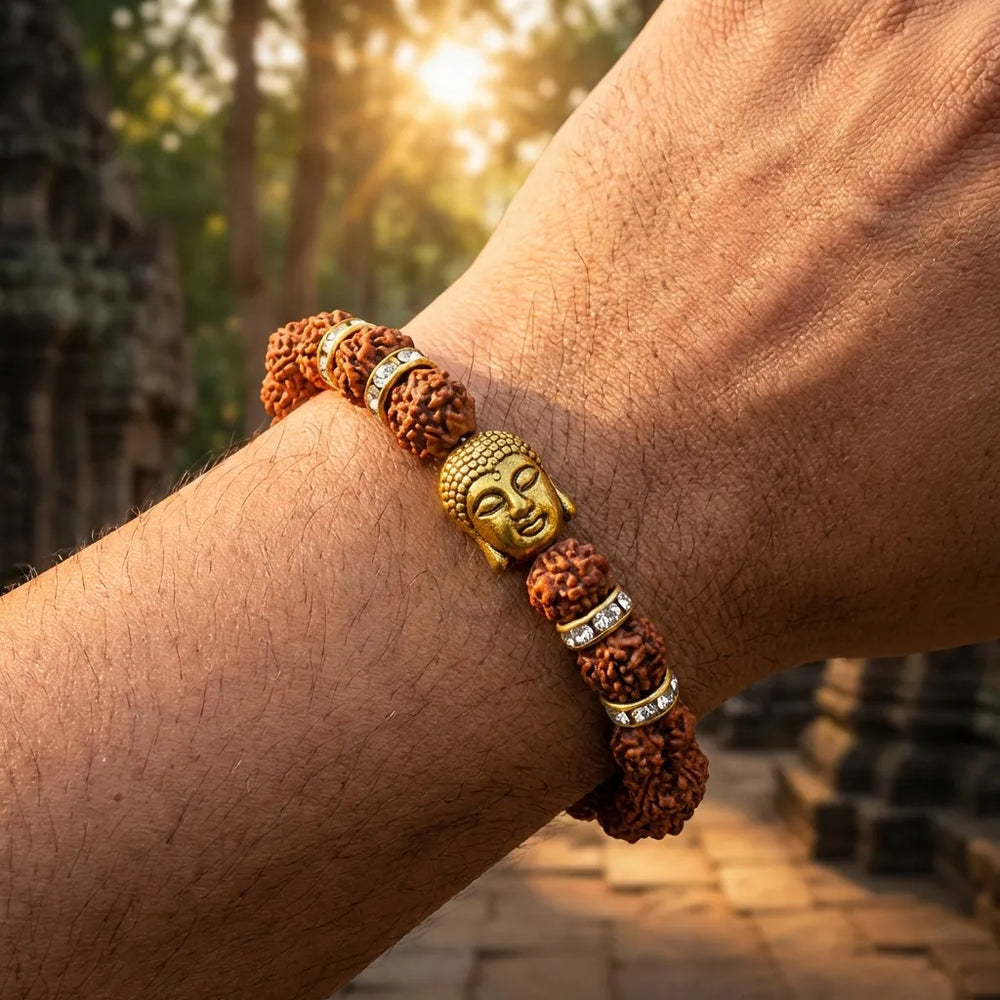 Rudraksha Original Buddha Bracelet