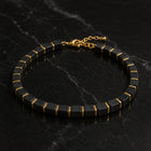 Black Onyx Bracelet with Golden Hematite - Natural Protection Bracelet
