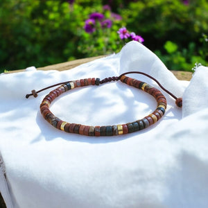 Picasso x Multi Imperial Jasper Emotional Balance Healing Bracelet