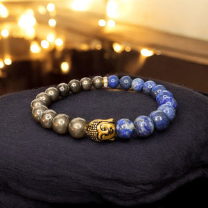 Pyrite & Lapis Lazuli for Wisdom, Success, Wealth & Abundance