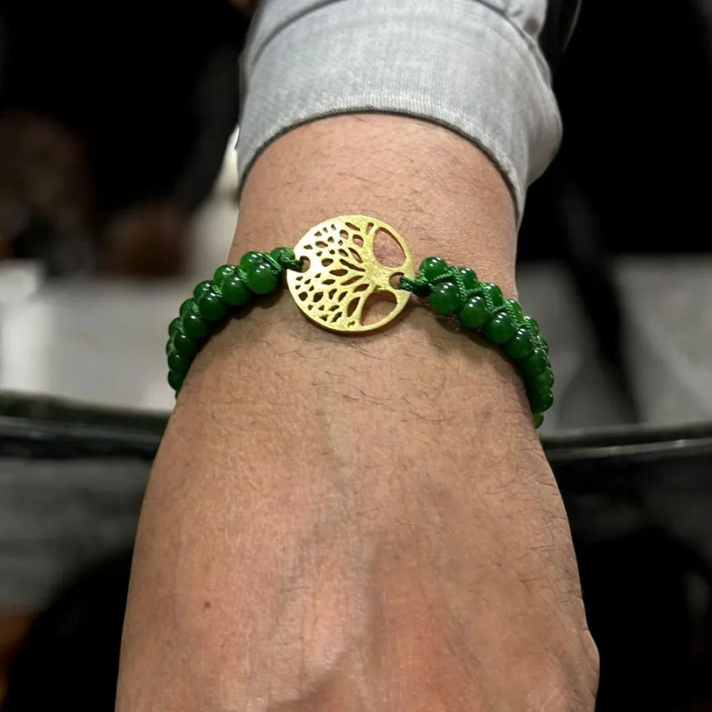 Green Aventurine Tree of Life Bracelet