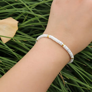Howlite Natural Stone Bracelet – For Calmness, Healing, and Positive Energy