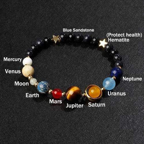 Universe Solar System Chakra Balancing Bracelet