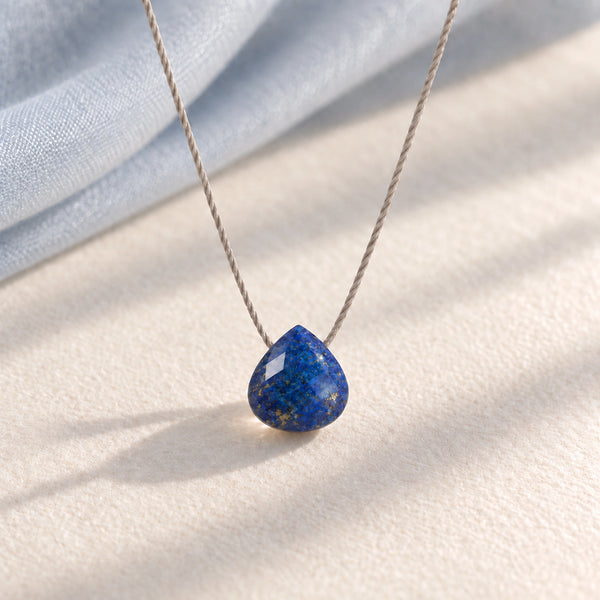 Lapis Lazuli fine cord necklace 01 hero