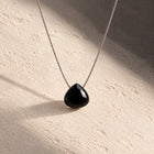 Obsidian Fine Cord Necklace