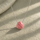 Rhodochrosite Fine Cord Necklace