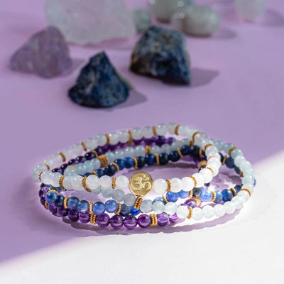Soultheory Spiritual set of four fine gemstone bracelets, hero photograph