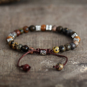 Tibetan Warrior Natural Stone Bracelet - packaging