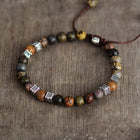 Tibetan Warrior Natural Stone Bracelet