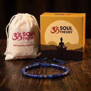 Lapis Lazuli Natural Stone Bracelet Self awareness, Growth & Wisdom