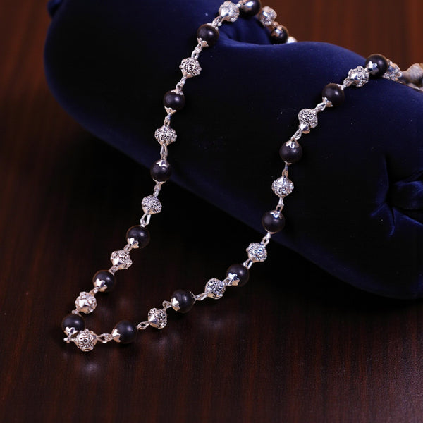 Karungali Mala with Om Beads