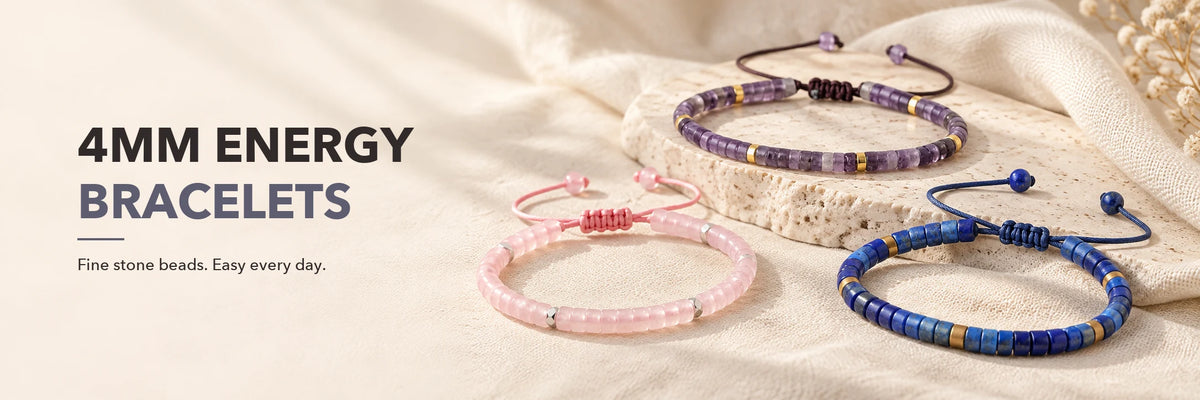 4mm energy stone bracelets